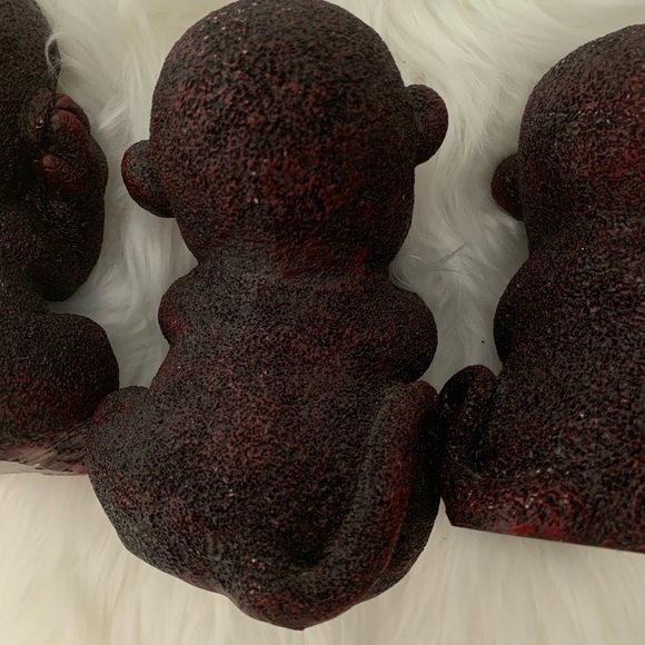 3 wise monkey decoration pieces - Picture 13 of 15